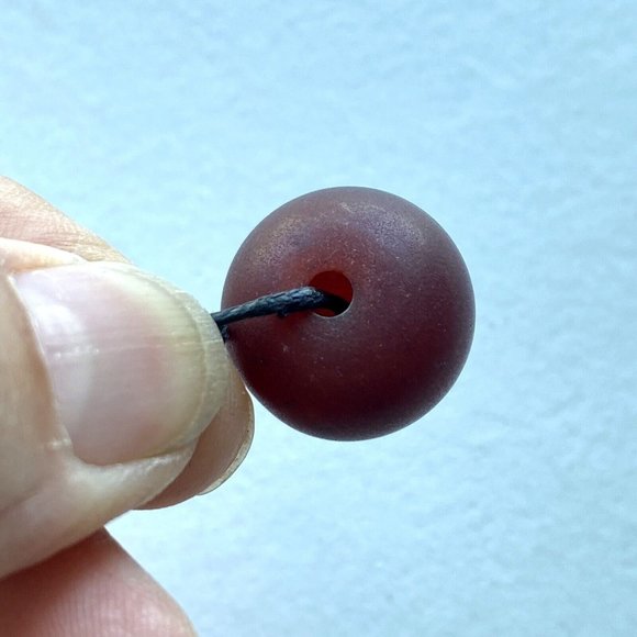 African PF Copal Amber Bakelite Faturan Graduated Beads 15in Necklace 195.2g - Picture 15 of 16